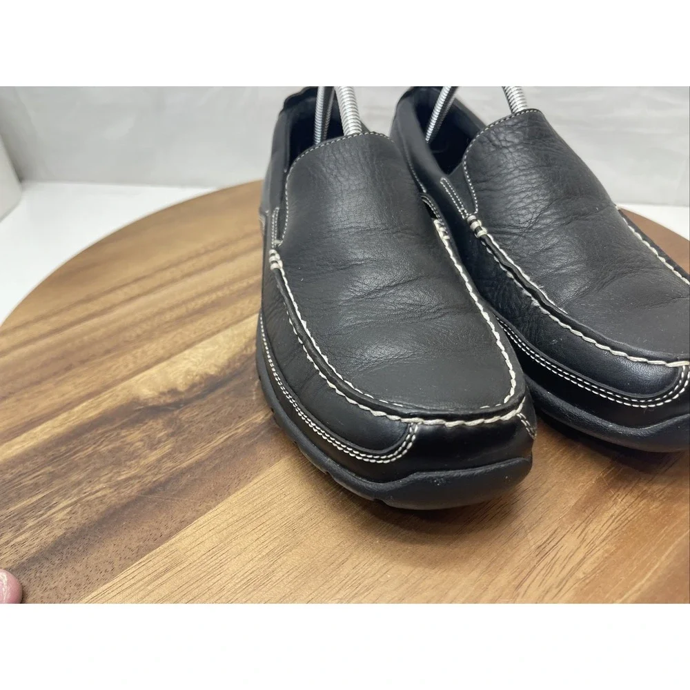 Rockport XCS‎ Mens Shoes 9.5 M Casual Slip on Lightweight Loafer Leather Black
